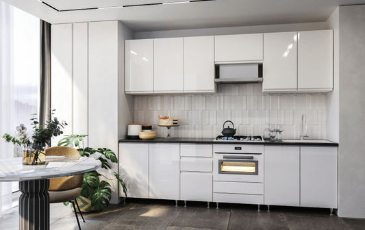 Кухня Millenium 2000 (Бял гланц)