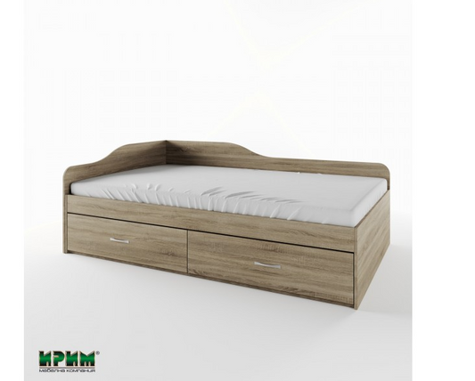 Единично легло Сити 2030 (сонома тъмна)