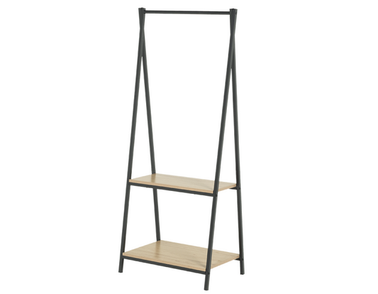 Закачалка за дрехи Carmen VARNAMO (бук/черен)