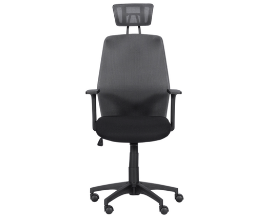 Офис стол Carmen 7535 (тъмно сиво/черен)