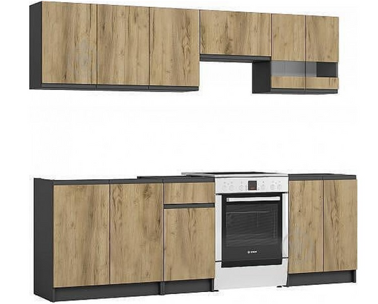 Кухня Katarina Lux 2,40 (златен дъб)