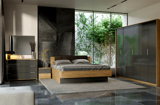 Легло с тапицирана табла LUNA