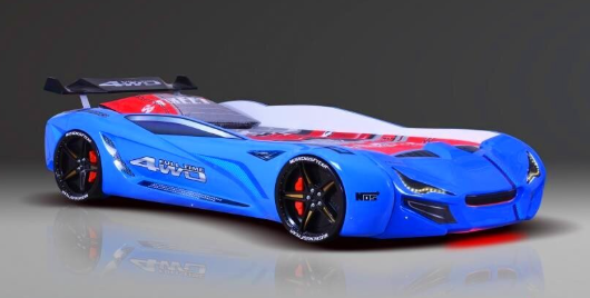 SUPER CAR GT1 легло кола синьо