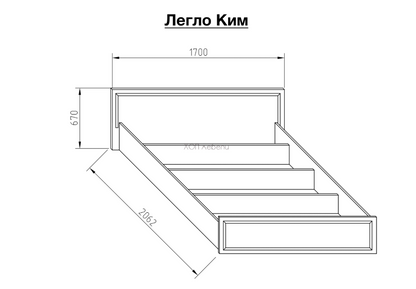 Легло Ким - венге