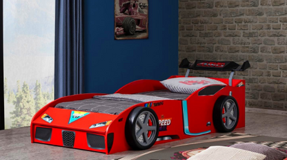 Легло кола червена