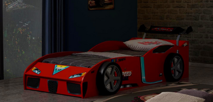 Легло кола червена