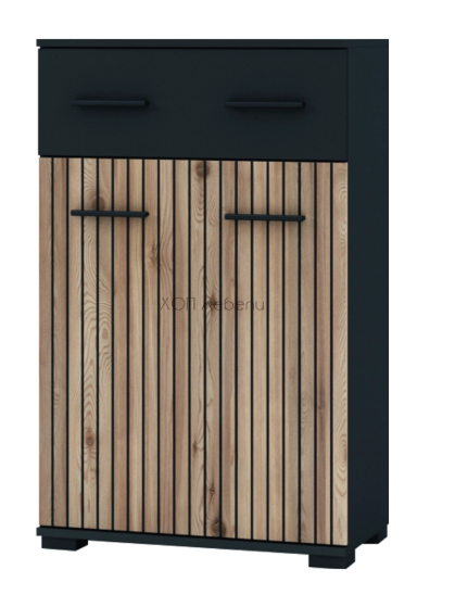 Комод Амбре с две врати и чекмедже