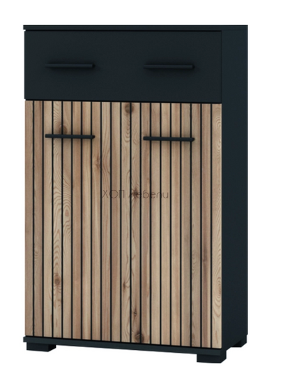 Комод Амбре с две врати и чекмедже