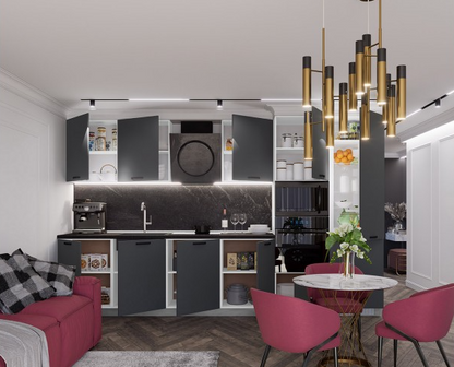 Кухня Сити 9124 - лице MDF/МДФ