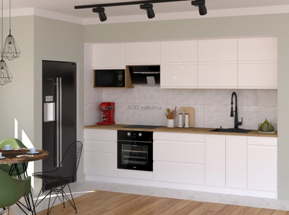 Кухня Влада 3 м. - бяла коприна