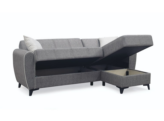 Ъглов диван DELHI с функция сън (Mina 07)