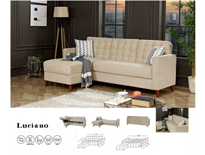 Ъглов диван LUCIANO
